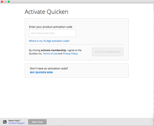 quicken for mac doesn